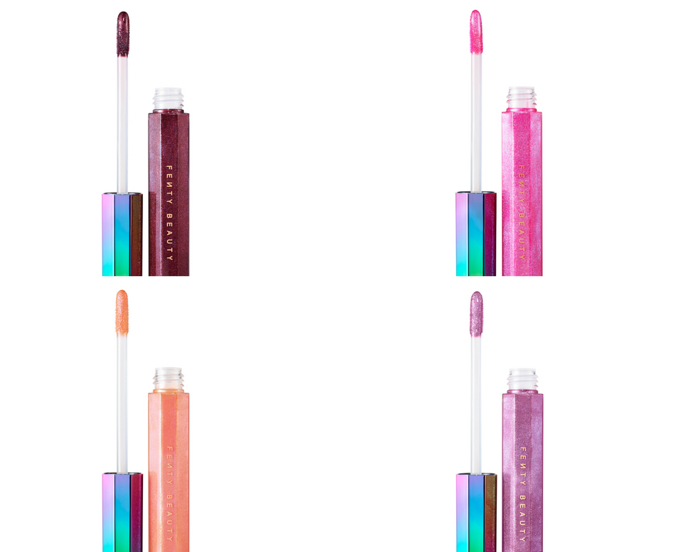 Fenty Beauty Glide over your entire lip for a full-on glitzy finish or dab at the centre of your lipstick for a subtle reflect.